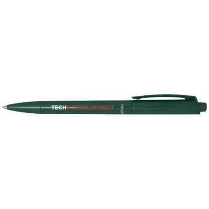 Penna a sfera in plastica riciclata Martha-inchiostro blu