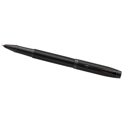 Parker set penna a sfera e penna roller acromatiche in confezione regalo IM-inchiostro nero/blu