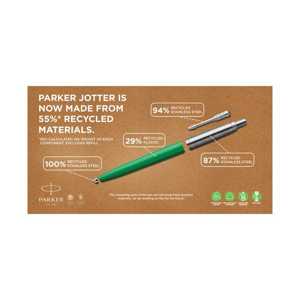 Penna a sfera Parker Jotter Recycled-inchiostro...