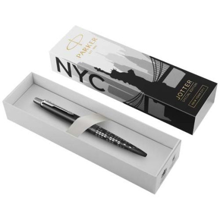 Penna a sfera Parker Jotter SE Global Icons-inchiostro blu