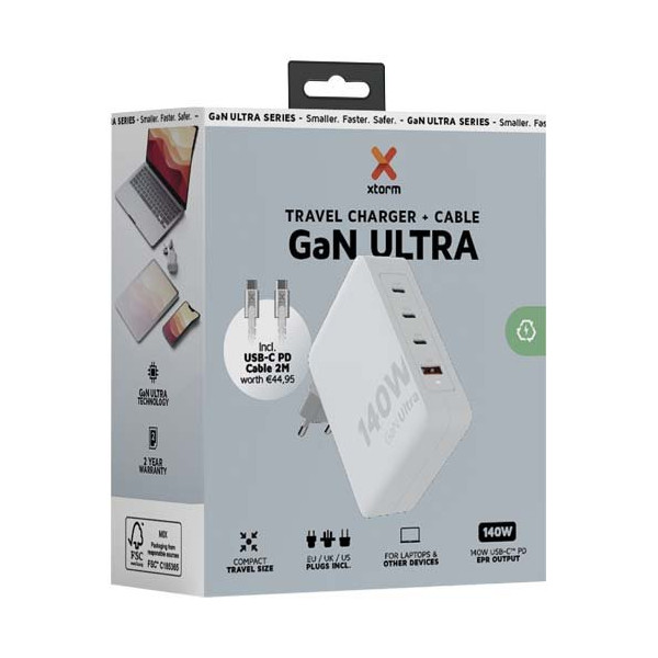 Caricabatterie da viaggio da 14 0W con cavo...