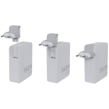 Caricabatterie da viaggio da 14 0W con cavo USB-C PD da 240 W Xtorm XVC2140 GaN Ultra