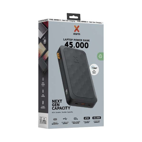 Power bank da 45.000 mAh e 67 W Xtorm FS5451...