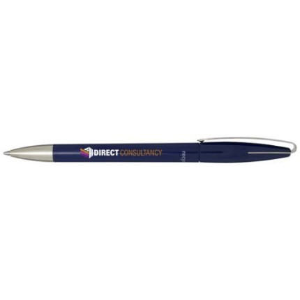 Penna a sfera in plastica riciclata Ana-inchiostro blu
