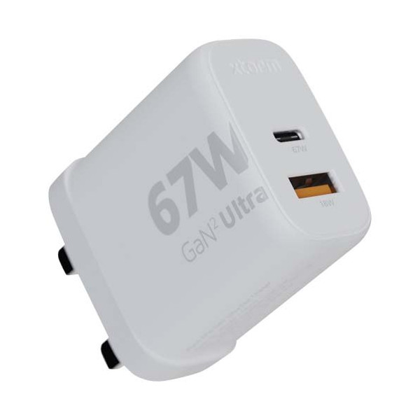 Caricabatterie da parete da 67 W con spina UK...