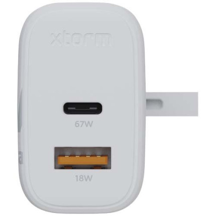 Caricabatterie da parete da 67 W con spina UK Xtorm XEC067G GaN² Ultra