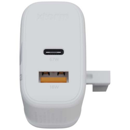 Caricabatterie da parete da 67 W con spina UK Xtorm XEC067G GaN² Ultra