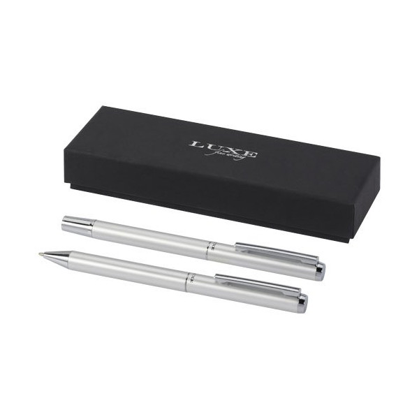 Set regalo con penna a sfera e penna roller in...