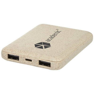 Power bank Asama da 5000 mAh realizzata con paglia di grano 2