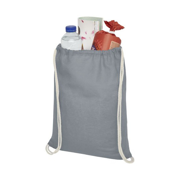 Sacca in cotone 100 g/m² con coulisse Oregon - 5L