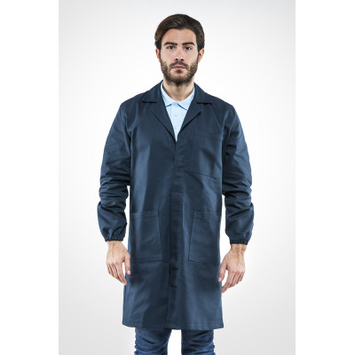 CAMICE - cot.massaua blu c/elastico