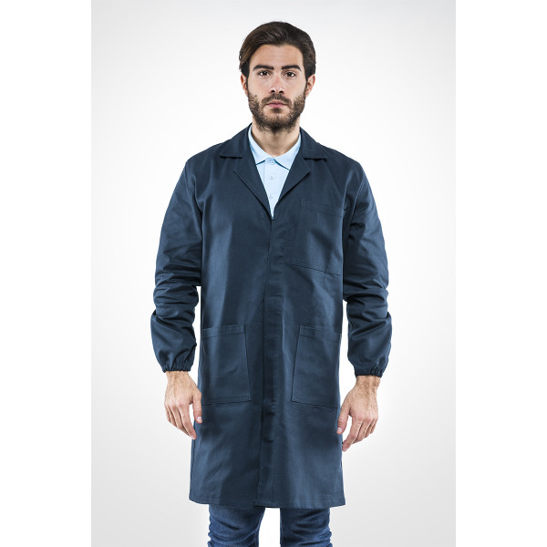 CAMICE - cot.massaua blu c/elastico