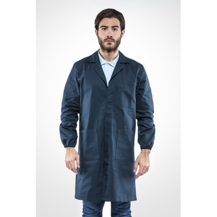 CAMICE - cot.massaua blu c/elastico