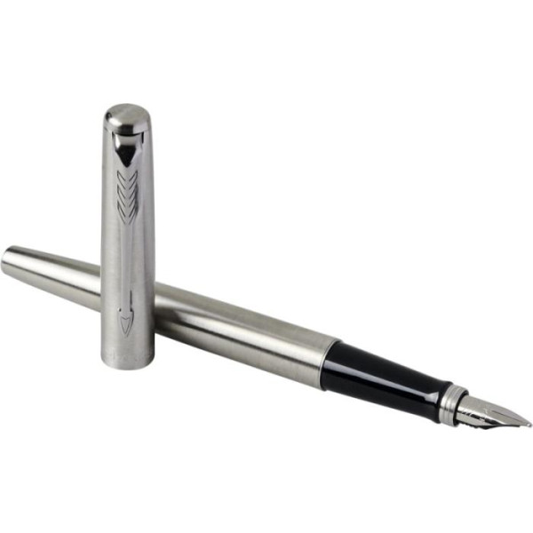 Parker penna stilografica Jotter in acciaio...