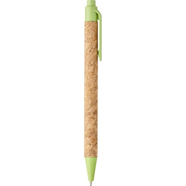 Penna a sfera in sughero e paglia di grano...