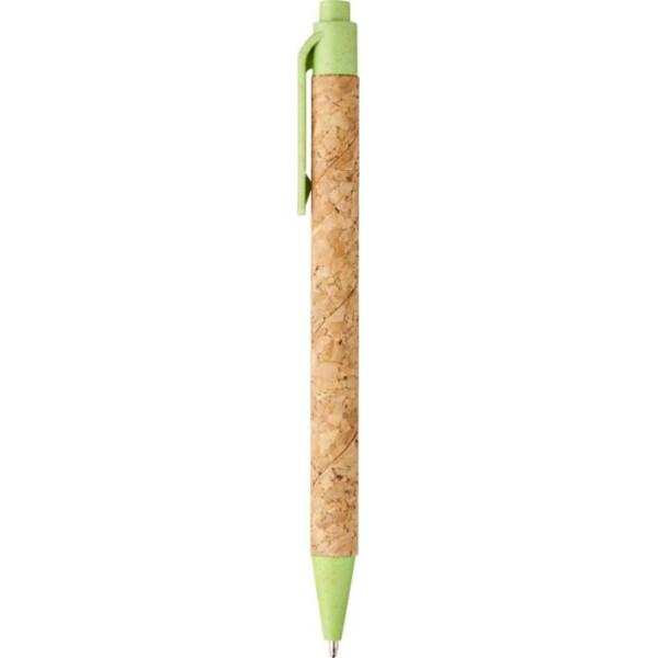 Penna a sfera in sughero e paglia di grano...