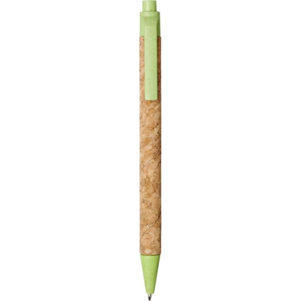 Penna a sfera in sughero e paglia di grano...