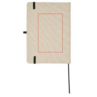 Blocco note in cotone biologico con copertina rigida Tutico