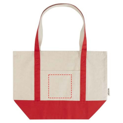 Tote bag in cotone riciclato certificato GRS da 320 g/m² Sam