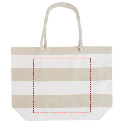 Tote bag da spiaggia in materiale riciclato certificato GRS 270 g/m² Florida