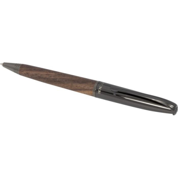 Penna a sfera con serbatoio in legno...