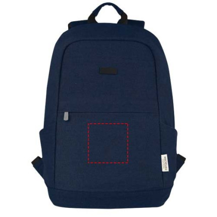 Zaino antifurto per portatile da 15,6" in canvas riciclato certificato GRS Joey - 18L