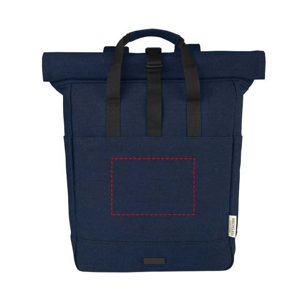 Zaino rolltop per portatile da 15" in canvas...