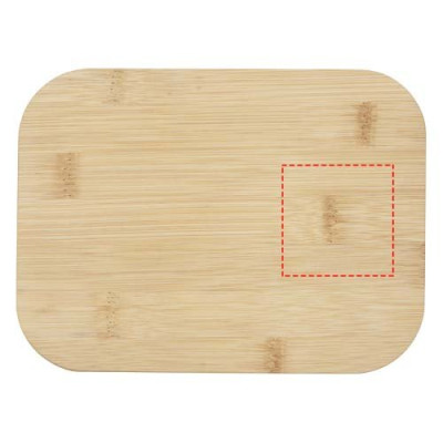 Contenitore per pranzo Roby di vetro con coperchio in bambù