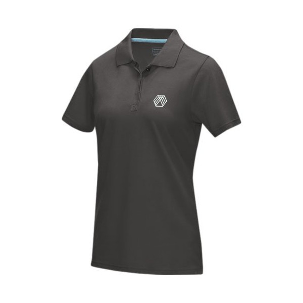Polo Graphite a manica corta da donna in...