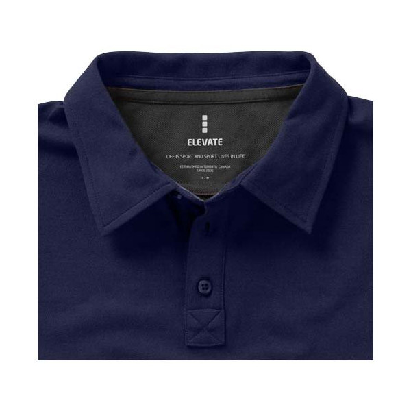 Polo Markham in tessuto elasticizzato a manica...