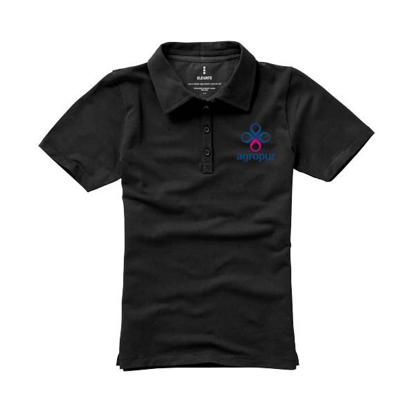 Polo Markham in tessuto elasticizzato a manica...