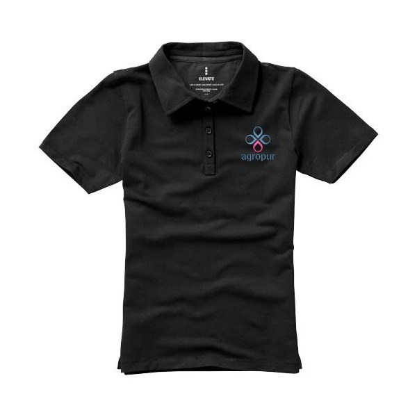 Polo Markham in tessuto elasticizzato a manica...