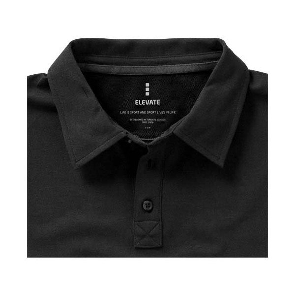 Polo Markham in tessuto elasticizzato a manica...