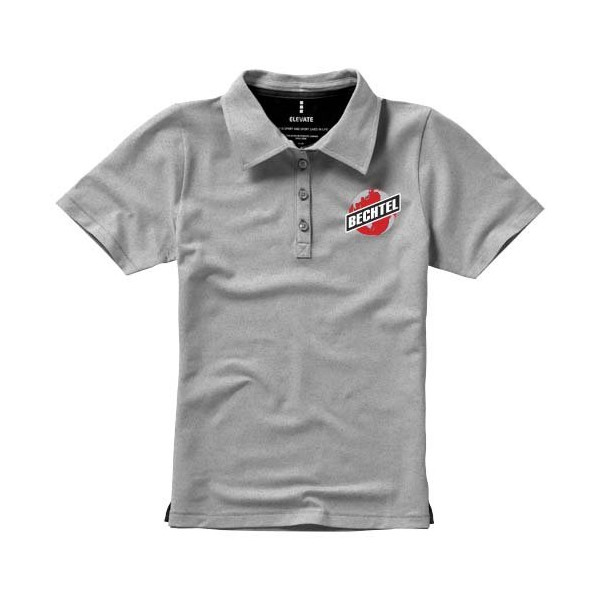 Polo Markham in tessuto elasticizzato a manica...