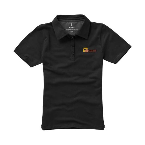 Polo Markham in tessuto elasticizzato a manica...