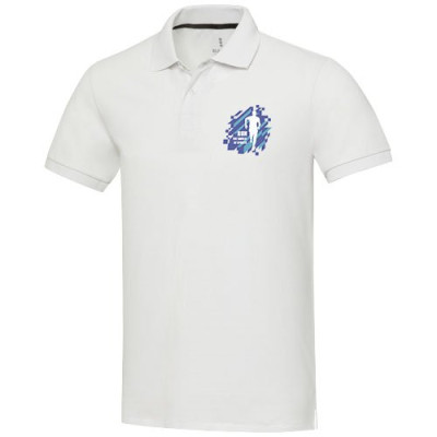 Polo unisex a maniche corte in tessuto riciclato Emerald... 2