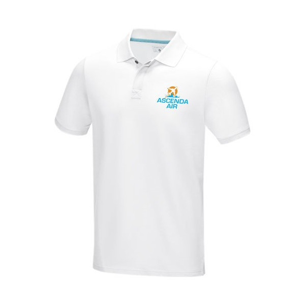 Polo Graphite a manica corta da uomo in tessuto...