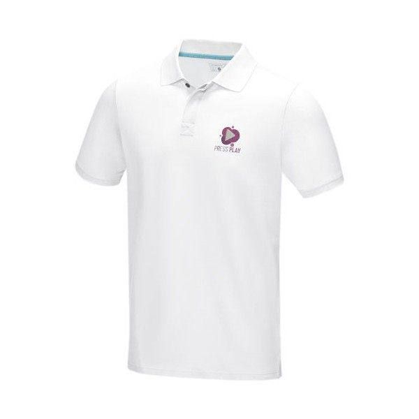 Polo Graphite a manica corta da uomo in tessuto...