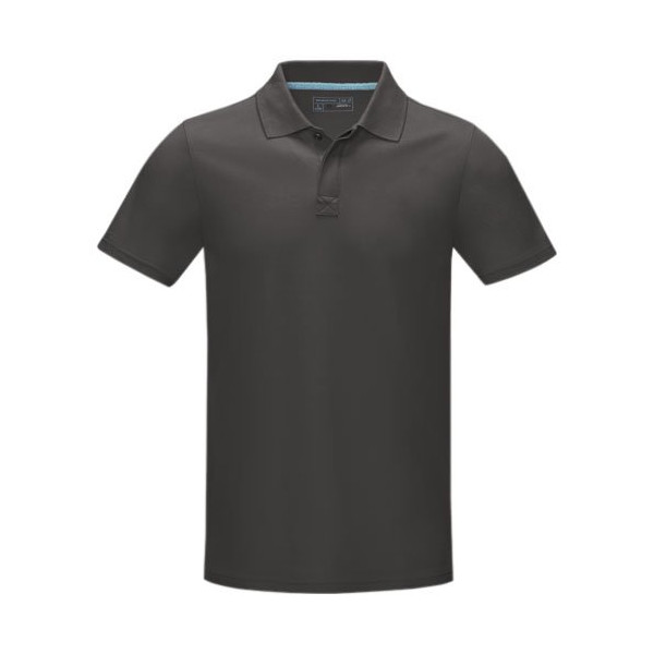 Polo Graphite a manica corta da uomo in tessuto...