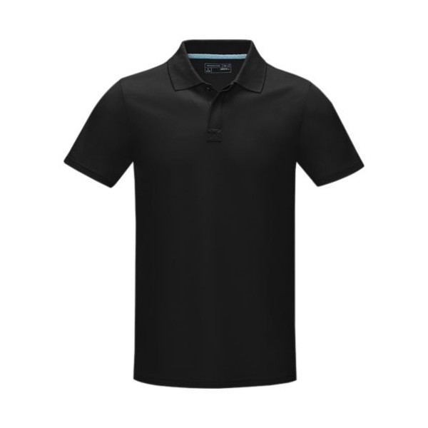 Polo Graphite a manica corta da uomo in tessuto...