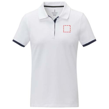 Polo Morgan da donna bicolore a manica corta