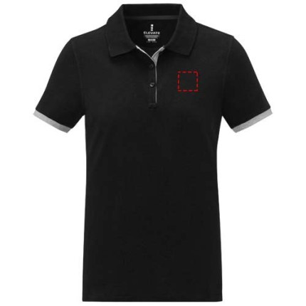Polo Morgan da donna bicolore a manica corta