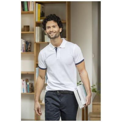 Polo Morgan da uomo bicolore a manica corta