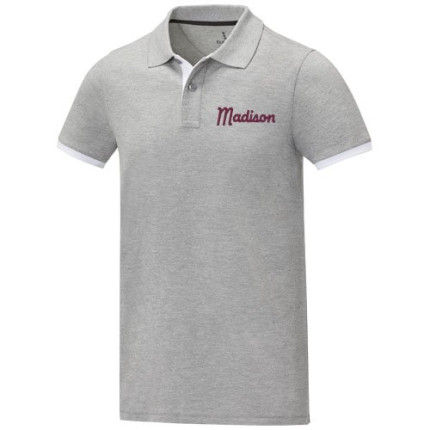 Polo Morgan da uomo bicolore a manica corta