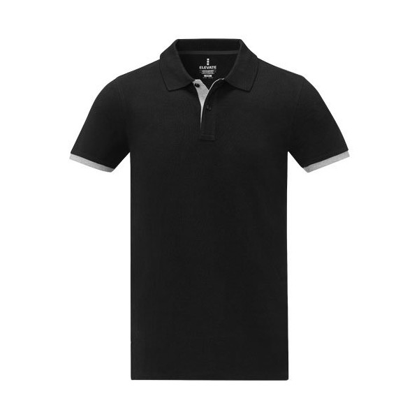 Polo Morgan da uomo bicolore a manica corta