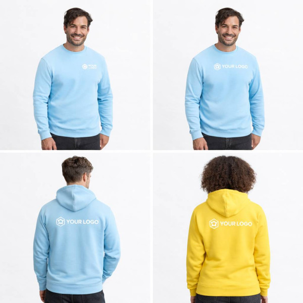 Felpa Girocollo Unisex Personalizzabile