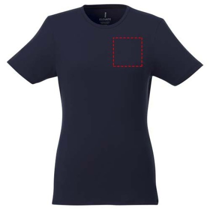 T-shirt Balfour in tessuto organico a manica corta da donna