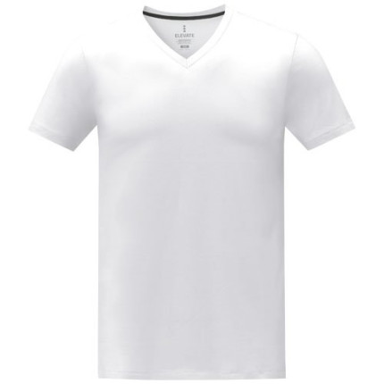 T-shirt Somoto da uomo a manica corta con collo a V