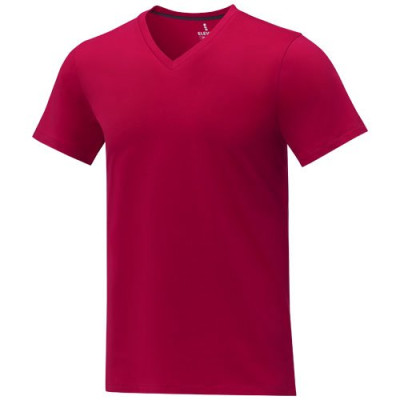 T-shirt Somoto da uomo a manica corta con collo a V 2