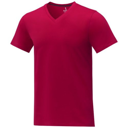 T-shirt Somoto da uomo a manica corta con collo a V